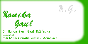 monika gaul business card